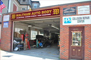 auto body shop in waltham mass